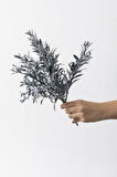 Yapay Zeytin Demeti Gri 35 Cm 5 Dal(Uv)