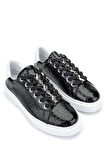 Tamer Tanca Kadın Hakiki Deri Siyah Sneakers & Spor Ayakkabı 1037 1367 BN AYK Y24 SIYAH