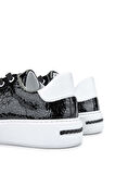 Tamer Tanca Kadın Hakiki Deri Siyah Sneakers & Spor Ayakkabı 1037 1367 BN AYK Y24 SIYAH
