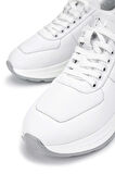 Tamer Tanca Kadın Hakiki Deri Beyaz Sneakers & Spor Ayakkabı 1037 A8-3 BN AYK Y24 BEYAZ DR