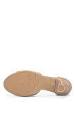 Tamer Tanca Kadın Hakiki Deri Camel Topuklu Sandalet 33 0528 BN SNDLT Y24 CAMEL DR