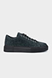 Valmenti Erkek Yeşil Hakiki Deri Sneakers & Spor Ayakkabı 352 19299 ERK AYK SK23/24