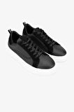Valmenti Psky Erkek Siyah/Siyah Deri & Tekstil Sneakers & Spor Ayakkabı 933 PAGANINI ERK AYK Y24