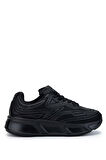 Fessura Kadın Tekstil Siyah Sneakers & Spor Ayakkabı 1001 REX001 BN AYK Y24 BLACK/BLACK