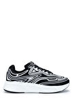 Fessura Erkek Tekstil Siyah/Beyaz Sneakers & Spor Ayakkabı 1001 REX001 ERK AYK Y24 BLACK/WHITE