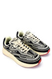 Fessura Erkek Tekstil Siyah/Kemik Sneakers & Spor Ayakkabı 1001 REX001 ERK AYK Y24 BLACK/BONE