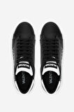 Valmenti İtimi Kadın BLACK/WHITE Hakiki Deri Sneakers & Spor Ayakkabı 1040 95B2302 AYK Y24