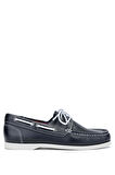 Tamer Tanca Erkek Hakiki Deri Lacivert/Beyaz Casual Ayakkabı 496 B3620 ERK AYK Y24 NAVY/WHITE