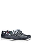Tamer Tanca Erkek Hakiki Deri Lacivert/Beyaz Casual Ayakkabı 496 B3620 ERK AYK Y24 NAVY/WHITE