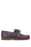 Tamer Tanca Erkek Hakiki Deri Bordo/Lacivert Casual Ayakkabı 496 B3620 ERK AYK Y24 BORDEAUXNAVY