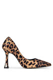 Tamer Tanca Kadın Vegan Leopar Stiletto Ayakkabı 909 9000 BN AYK SK23/24 LEOPAR