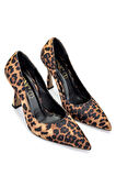 Tamer Tanca Kadın Vegan Leopar Stiletto Ayakkabı 909 9000 BN AYK SK23/24 LEOPAR