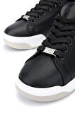 Tamer Tanca Kadın Vegan Siyah/Bej Sneakers & Spor Ayakkabı 1009 2505-89 BN AYK Y24 SIYAH FLTR/BEJ