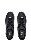 Tamer Tanca Kadın Vegan Siyah/Bej Sneakers & Spor Ayakkabı 1009 2505-89 BN AYK Y24 SIYAH FLTR/BEJ