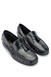 Daniele Lepori Erkek Hakiki Deri Siyah Loafer Ayakkabı 1018 9916 ERK AYK Y24 NERO