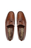 Daniele Lepori Erkek Hakiki Deri Kahverengi Loafer Ayakkabı 1018 9916 ERK AYK Y24 MARRONE