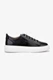 Valmenti Erkek Hakiki Deri Siyah Sneakers & Spor Ayakkabı 537 3444 ERK AYK Y24 SIYAH FNSJ