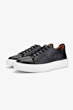 Valmenti Erkek Hakiki Deri Siyah Sneakers & Spor Ayakkabı 537 3444 ERK AYK Y24 SIYAH FNSJ