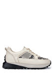 Tamer Tanca Kadın Hakiki Deri Bej Sneakers & Spor Ayakkabı 231 2904-24 BN AYK Y24 BEJ/BEJ