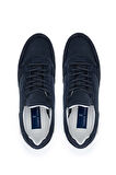 Tamer Tanca Erkek Hakiki Deri Lacivert Nubuk Sneakers & Spor Ayakkabı 285 T3246 ERK AYK Y22 LACI NBK
