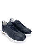 Tamer Tanca Erkek Hakiki Deri Lacivert Sneakers & Spor Ayakkabı 285 T3246 ERK AYK Y22 LACI DR