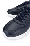 Tamer Tanca Erkek Hakiki Deri Lacivert Sneakers & Spor Ayakkabı 285 T3246 ERK AYK Y22 LACI DR