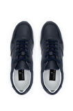 Tamer Tanca Erkek Hakiki Deri Lacivert Sneakers & Spor Ayakkabı 285 T3246 ERK AYK Y22 LACI DR