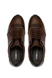 Tamer Tanca Erkek Hakiki Deri Kahverengi Sneakers & Spor Ayakkabı 693 1480 ERK AYK SK19-20 KAHVE DR/KAHVE CRC