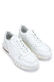 Tamer Tanca Erkek Hakiki Deri Beyaz Sneakers & Spor Ayakkabı 285 T3246 ERK AYK Y24 BEYAZ