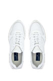 Tamer Tanca Erkek Hakiki Deri Beyaz Sneakers & Spor Ayakkabı 285 T3246 ERK AYK Y24 BEYAZ