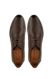 Tamer Tanca Erkek Hakiki Deri Kahverengi Klasik Ayakkabı 987 130 ERK AYK SK24-25 KAHVE GYK