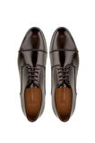 Tamer Tanca Erkek Hakiki Deri Kahverengi Klasik Ayakkabı 987 129 ERK AYK SK24-25 KAHVE ACMA