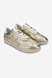 Valmenti Kadın Hakiki Deri Gold Sneakers & Spor Ayakkabı 1044 1000-V BN AYK Y24 GOLD