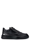 Tamer Tanca Erkek Hakiki Deri Siyah Sneakers & Spor Ayakkabı 352 21327 ERK AYK SK24-25 SIYAH NAPPA