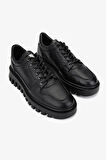 Valmenti Erkek Hakiki Deri Siyah Floter Sneakers & Spor Ayakkabı 352 21161 ERK AYK SK24-25 SIYAH FLTR