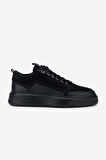 Valmenti Erkek Hakiki Deri Siyah Sneakers & Spor Ayakkabı 352 21188 ERK AYK SK24-25 SIYAH