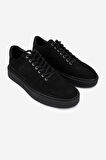 Valmenti Erkek Hakiki Deri Siyah Nubuk Sneakers & Spor Ayakkabı 352 21217 ERK AYK SK24-25 SIYAH NBK
