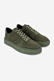 Valmenti Erkek Hakiki Deri Yeşil Sneakers & Spor Ayakkabı 352 21217 ERK AYK SK24-25 HAKI NBK