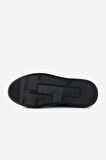 Valmenti Erkek Hakiki Deri Siyah Sneakers & Spor Ayakkabı 352 21223 ERK AYK SK24-25 SIYAH MAT