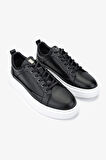 Valmenti Erkek Hakiki Deri Siyah Sneakers & Spor Ayakkabı 352 21261 ERK AYK SK24-25 SIYAH NAPPA