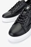 Valmenti Erkek Hakiki Deri Siyah Sneakers & Spor Ayakkabı 352 21261 ERK AYK SK24-25 SIYAH NAPPA