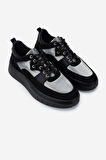 Valmenti Erkek Hakiki Deri Siyah Sneakers & Spor Ayakkabı 352 21271 ERK AYK SK24-25 SIYAH/GRI