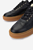 Valmenti Erkek Hakiki Deri Siyah Sneakers & Spor Ayakkabı 352 21346 ERK AYK SK24-25 SIYAH NAPPA