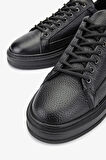 Valmenti Erkek Hakiki Deri Siyah Floter Sneakers & Spor Ayakkabı 352 21348 ERK AYK SK24-25 SIYAH FLTR