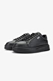 Valmenti Erkek Hakiki Deri Siyah Floter Sneakers & Spor Ayakkabı 352 21348 ERK AYK SK24-25 SIYAH FLTR