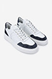 Valmenti Erkek Hakiki Deri Sneakers & Spor Ayakkabı 352 21060 ERK AYK SK24-25 BYZ/LACI TIFTIK