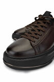 Tamer Tanca Erkek Hakiki Deri Kahverengi Sneakers & Spor Ayakkabı 381 20550 ERK AYK SK24-25 KAHVE ANL