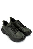Tamer Tanca Erkek Hakiki Deri Haki Analin Sneakers & Spor Ayakkabı 381 20378 ERK AYK SK24-25 HAKI ANL