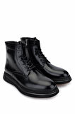 Tamer Tanca Erkek Hakiki Deri Siyah Açma Postal Bot 381 20283 ERK BOT SK24-25 SIYAH ACMA