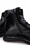 Tamer Tanca Erkek Hakiki Deri Siyah Açma Postal Bot 381 20283 ERK BOT SK24-25 SIYAH ACMA